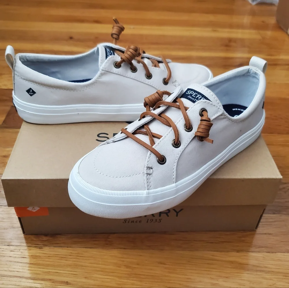 Sperry Womens Crest Vibe Canvas Sneakers Size 7.5 - Picture 1 of 13